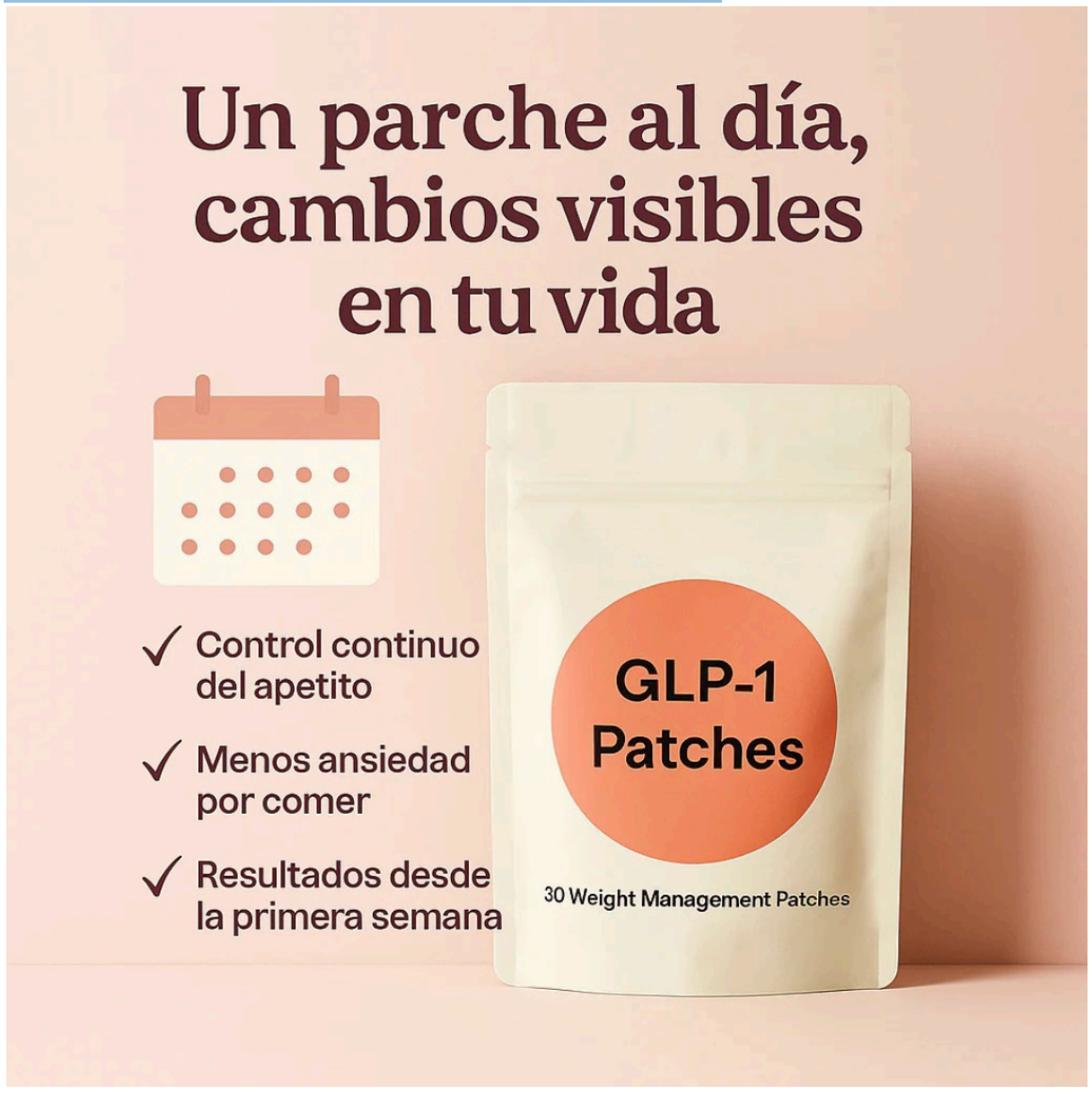 Nuvéa® GLP-1 Patches, Control Natural del Apetito