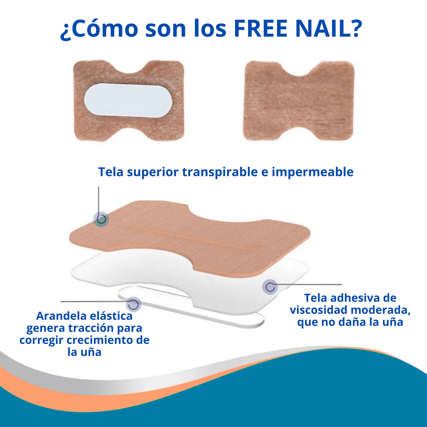 ¡Últimas Unidades! Free Nail™, Parche corrector uñas encarnadas y con hongos