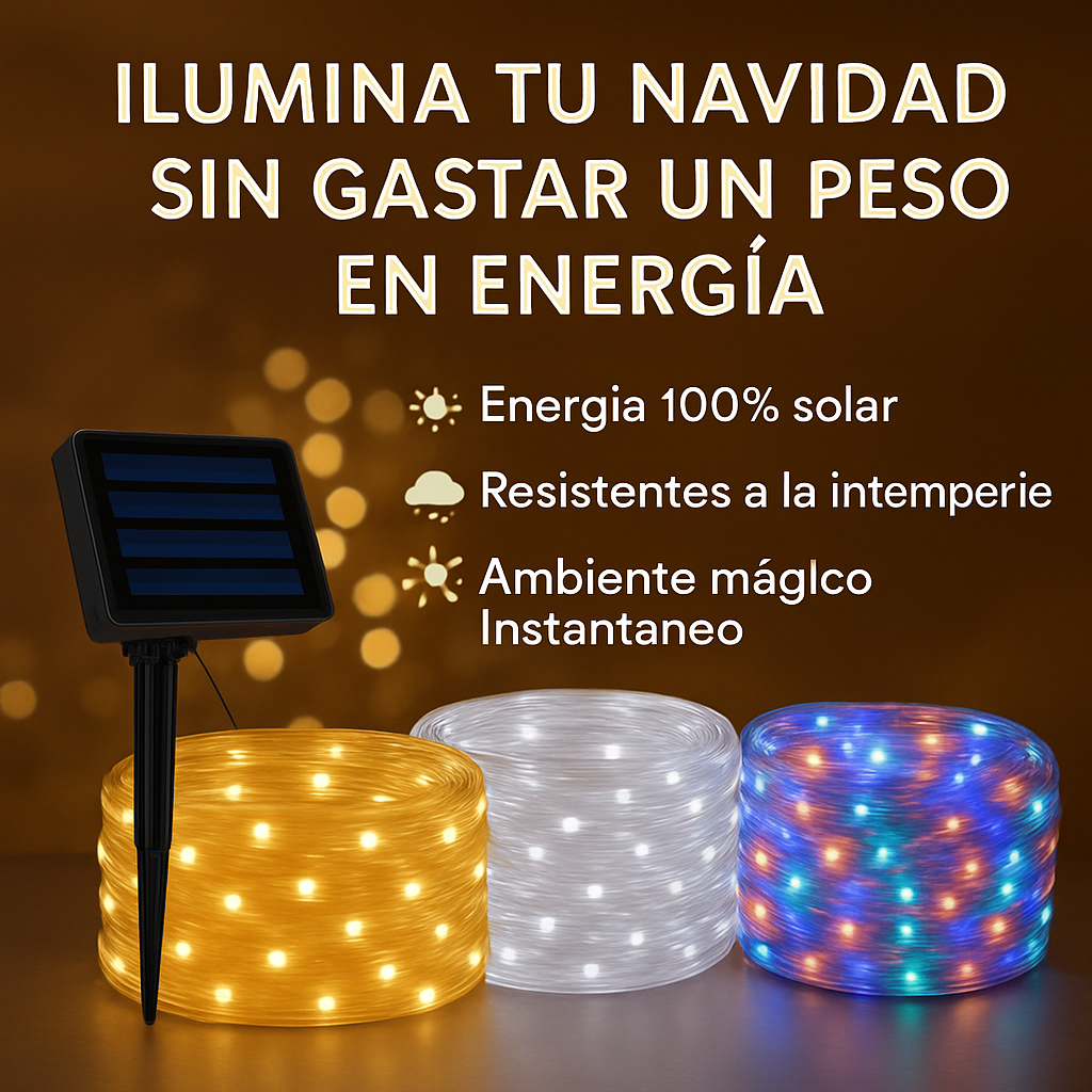 Festilight®, Luces de Navidad Solares (20m)