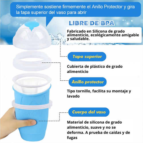 🚨¡Solo por Hoy! FROZEN MAGIC™, Vaso Granizado Rápido 🥤🧊