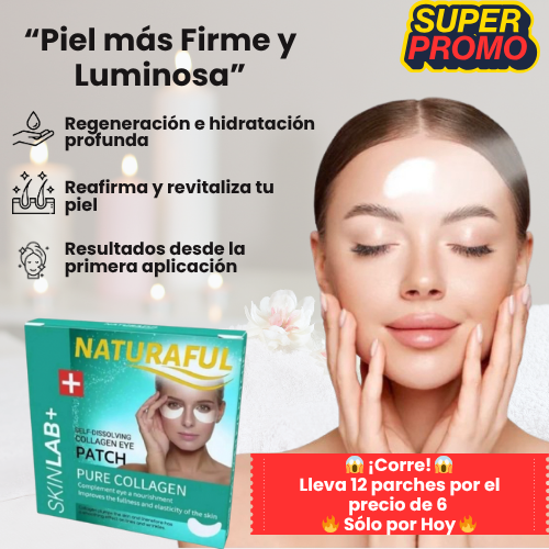 ¡Pack 2x1 Imperdible! Naturaful™ Parches Colageno para el rostro