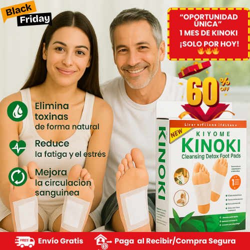 🔥Últimas Unidades🔥  KINOKI DETOX™ Parches Desintoxicantes