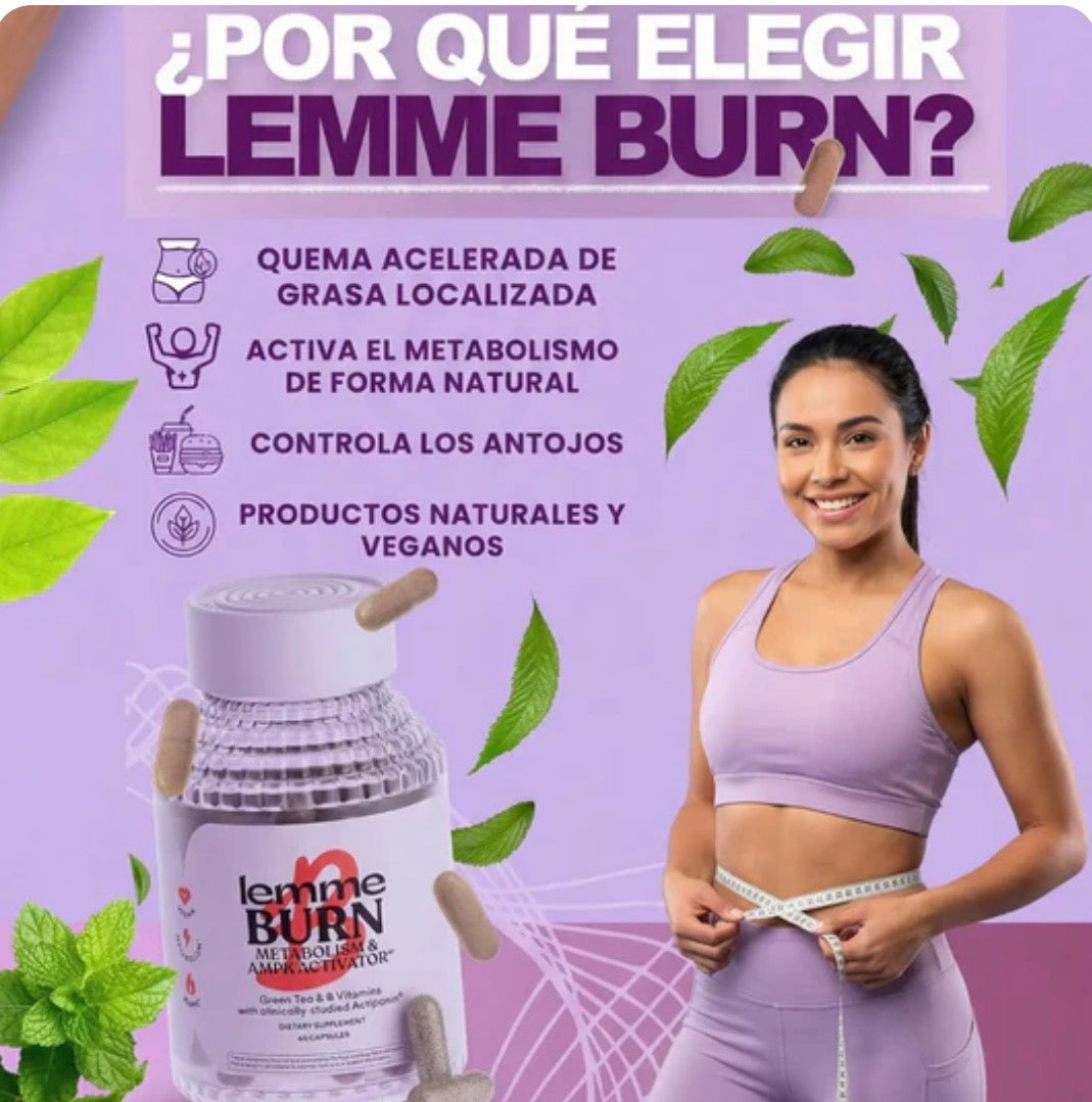 ¡Últimas Unidades! 🔥 Lemme Burn® suplemento natural que activa tu metabolismo