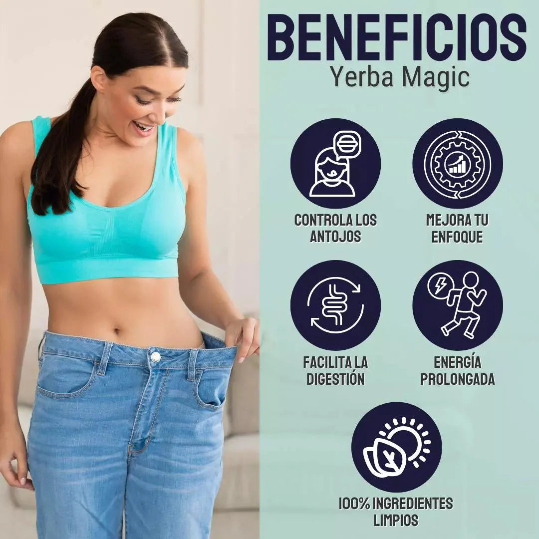 ¡🚨Sólo por Hoy🚨! Yerba Magic™, Controla tu Apetito de Forma Natural 🍃