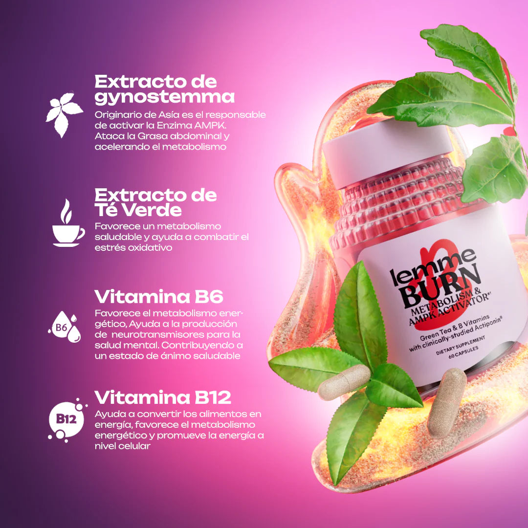 ¡Últimas Unidades! 🔥 Lemme Burn® suplemento natural que activa tu metabolismo